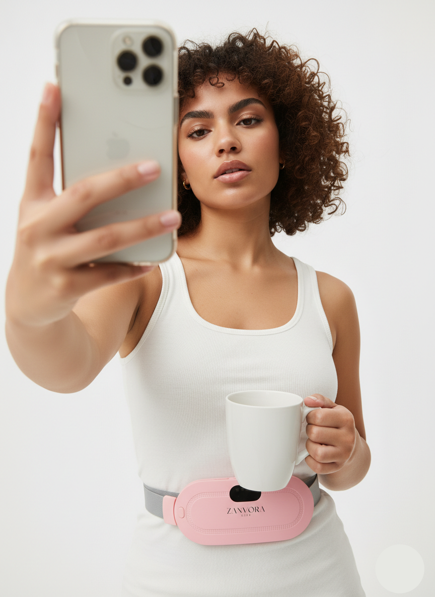 ZenvoraLife ComfortWave Heating & Massage Belt